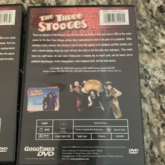 The Three Stooges 4 pack DVD set. See photos for details. Bundle with other - Picture 9 of 13